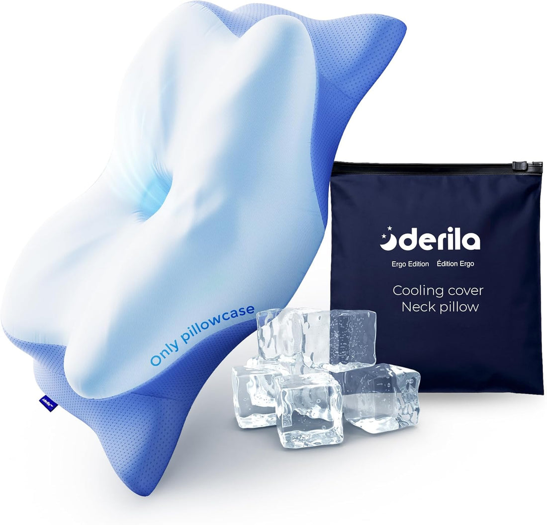 Cooling Memory Foam Pillow for Neck Support encalife