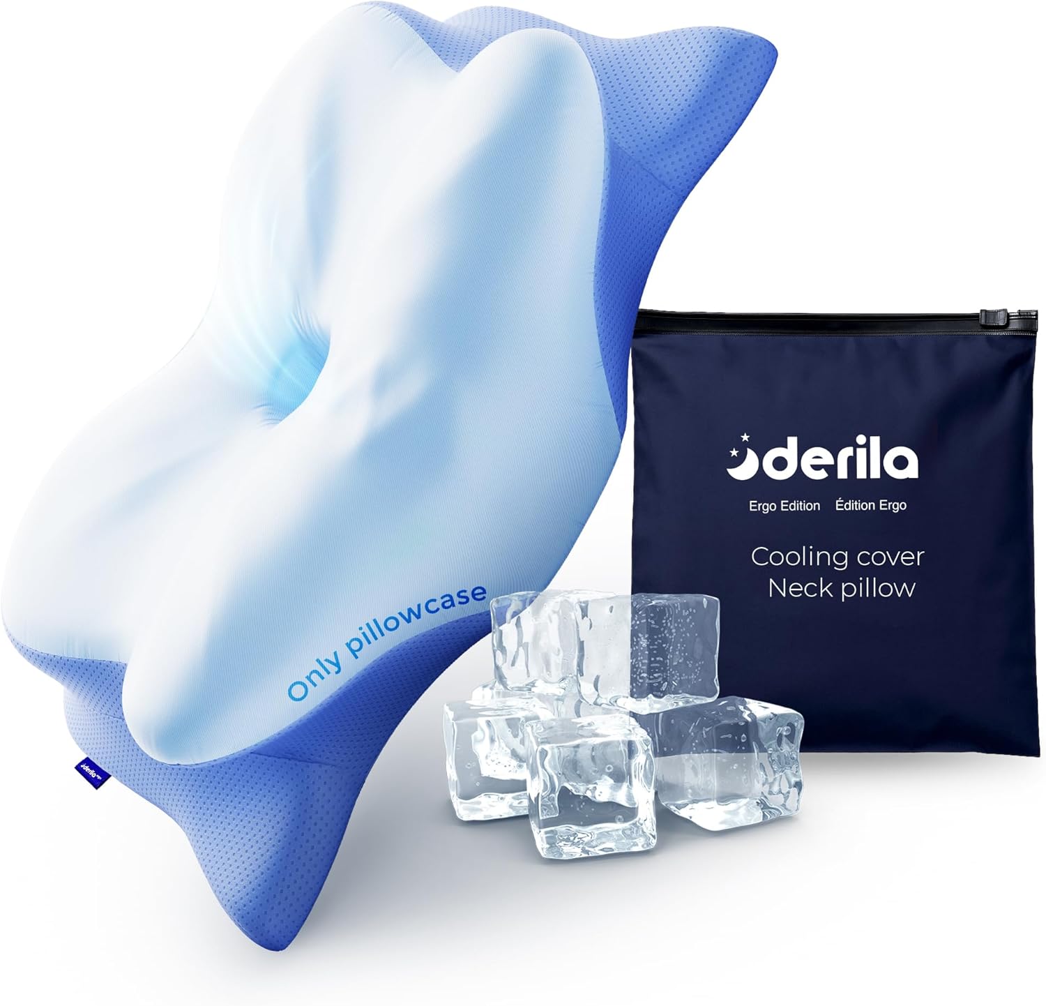 Cooling Memory Foam Pillow for Neck Support encalife