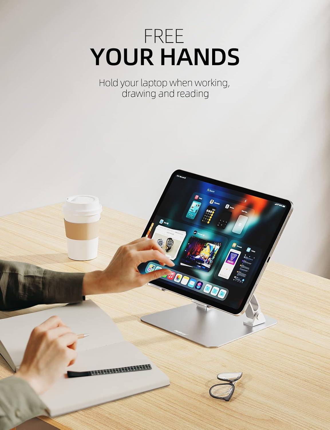 Adjustable Foldable Laptop Stand Pro encalife