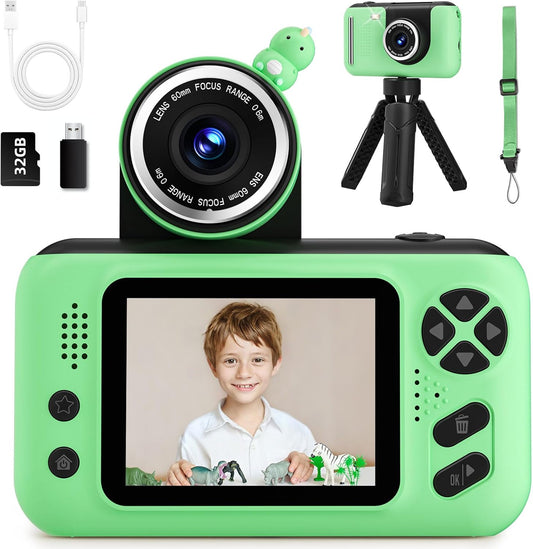 Kids Camera with 1080P Video & 32GB Card