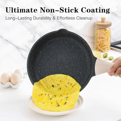 Non-Stick 8-Inch Egg Omelet Pan encalife