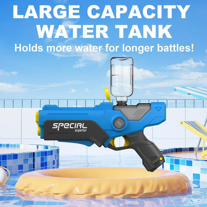 Electric Water Gun | LED Auto-Refill Long Range Blaster Toy encalife