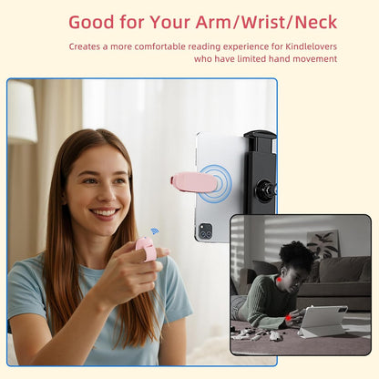 Ring Page Turner for One Hand Reading encalife