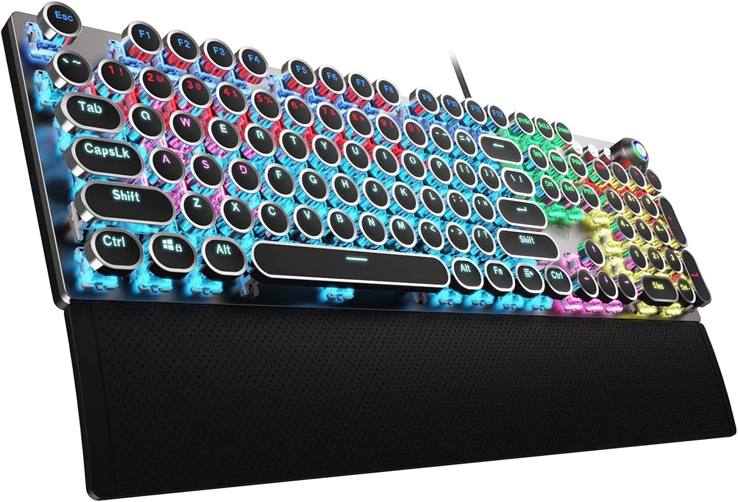 Encalife Retro Mechanical Gaming Keyboard RGB