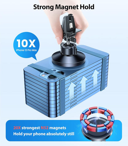 Magnetic MagSafe Car Phone Mount Vent Grip encalife