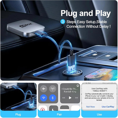 Encalife Wireless CarPlay AI Box Adapter encalife