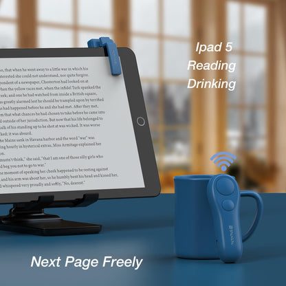 Silent Page Turner Remote for Comfortable Travel Reading encalife
