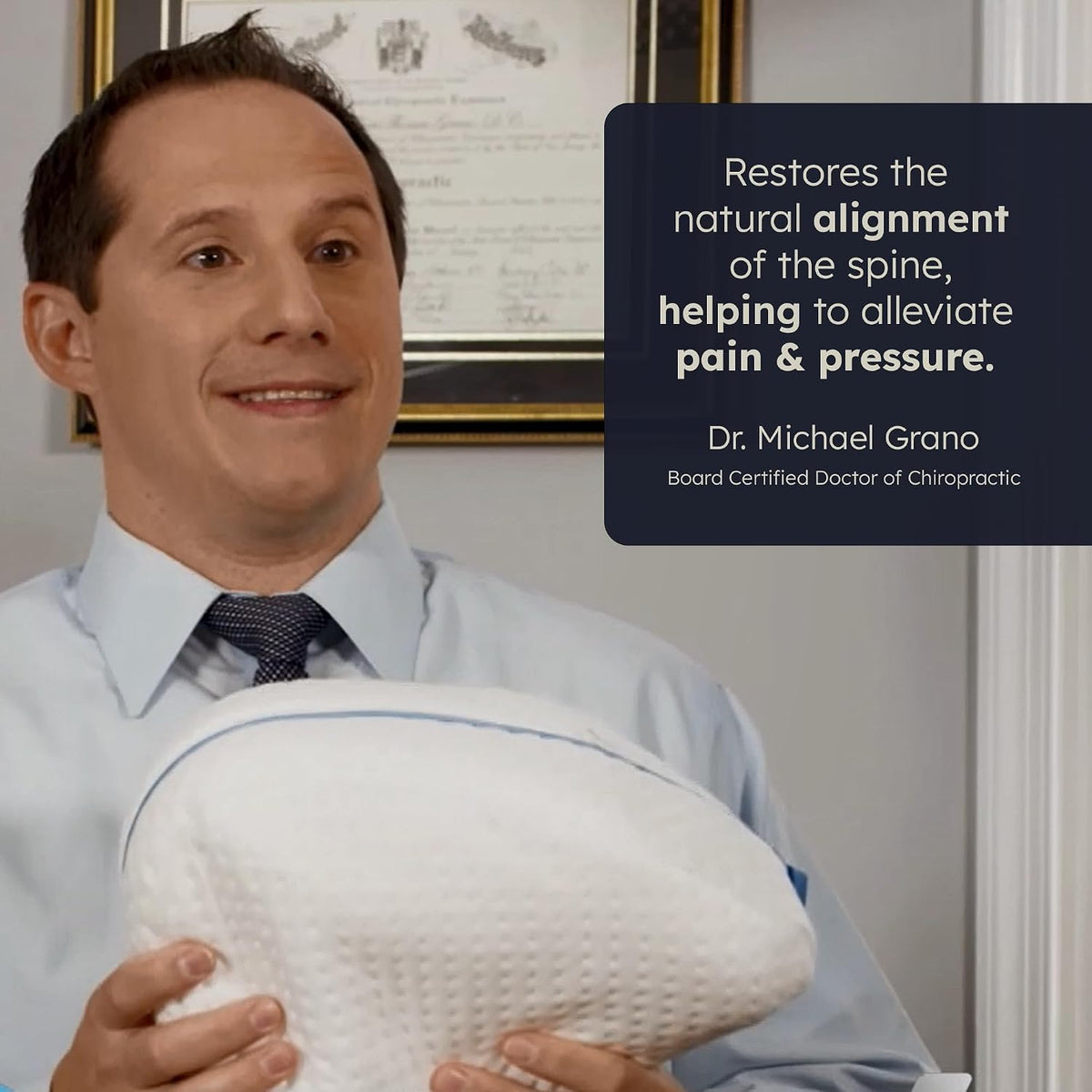 Side Sleeper Knee Support Memory Pillow encalife