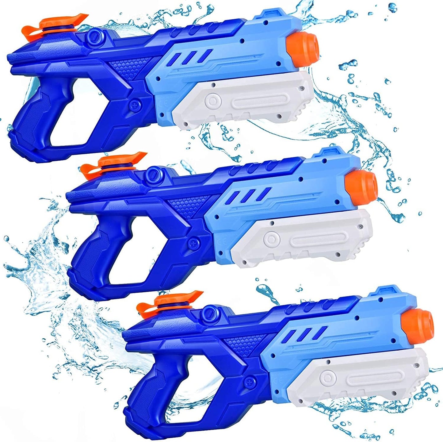 Quanquer 3 Pack Water Guns I 600cc Super Blasters