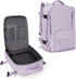 carry on travel backpack with separate shoe compartment