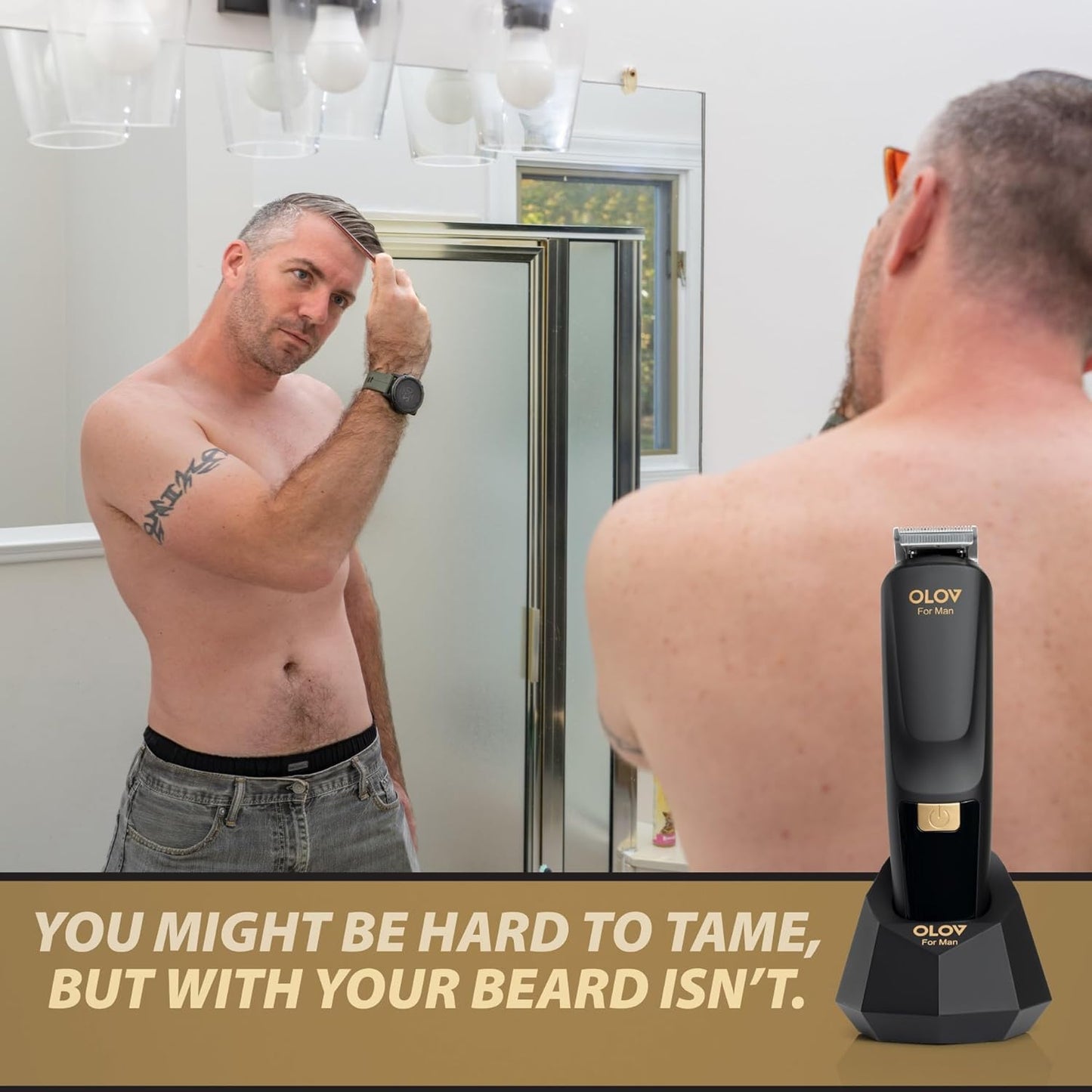 All-in-One Beard Trimmer Hair Clipper Grooming Kit encalife