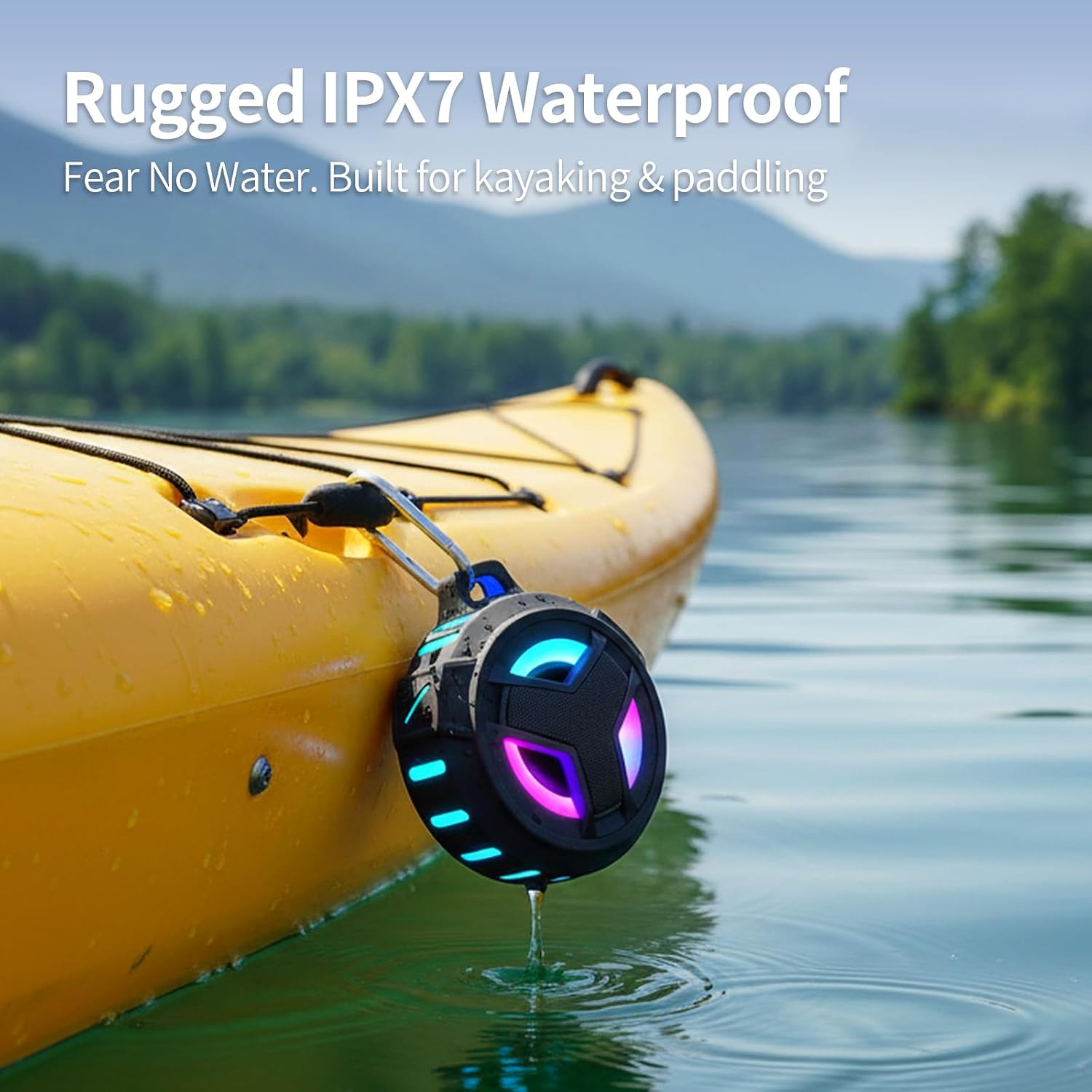 Floating Waterproof Bluetooth Speaker for Outdoor Adventures encalife