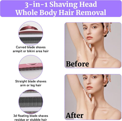 Electric Razor Women Love I 4-in-1 Grooming Kit encalife
