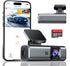 4K UHD car dash camera with 160 degree wide angle lens