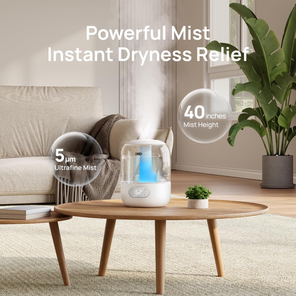 Cool Mist Humidifier | 3L Capacity | With Night Light & Aroma Tray encalife