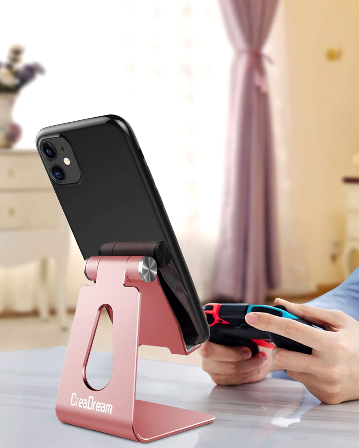 Mobile Stand Multi-Angle Aluminum Desk Phone Holder Dock encalife
