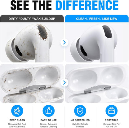 3-in-1 Earbud Cleaning Pen For Electronics Care encalife