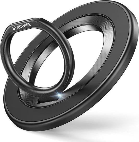 N55 double-sided magnetic phone ring grip with adjustable kickstand