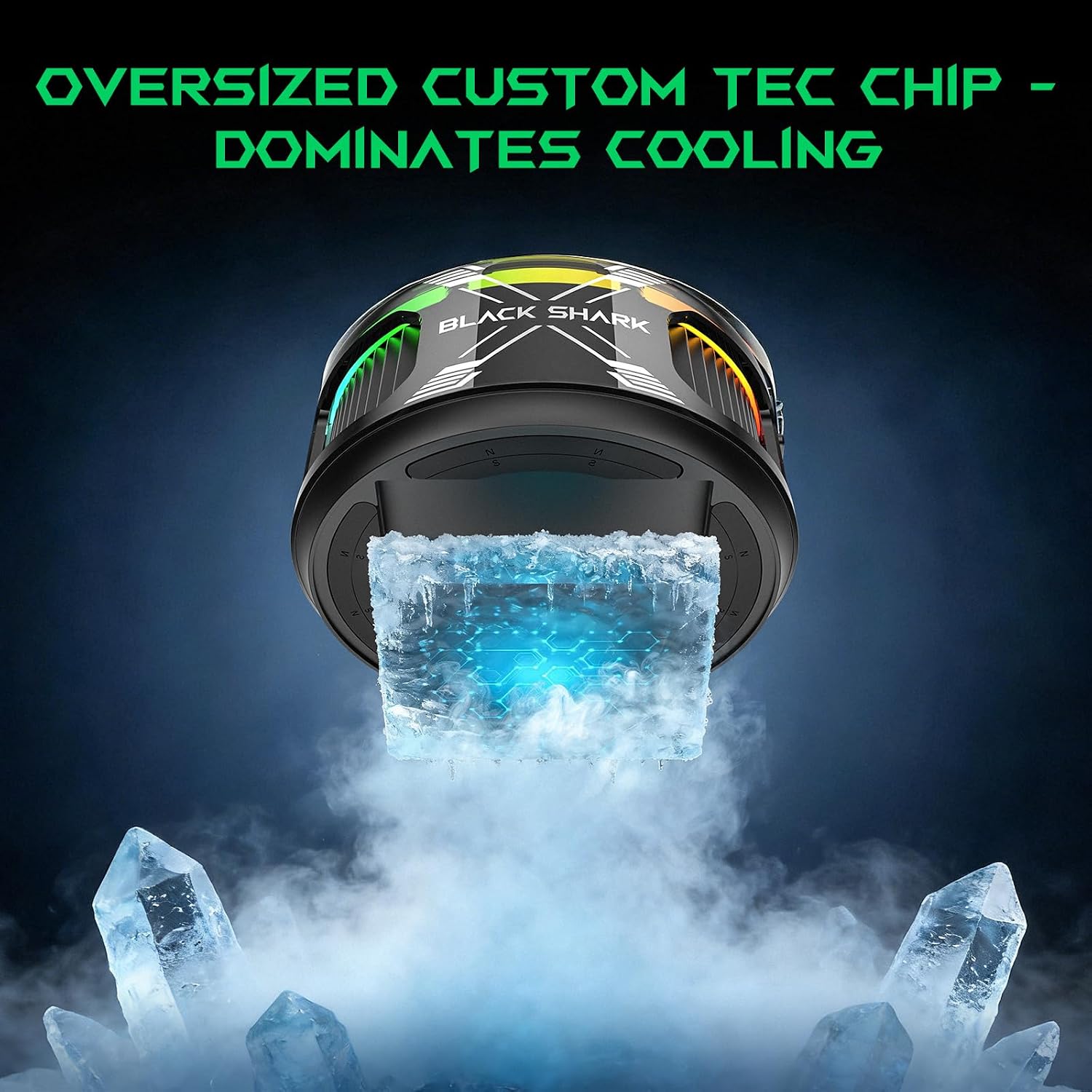 35W Magnetic Phone Cooler With Smart Display encalife
