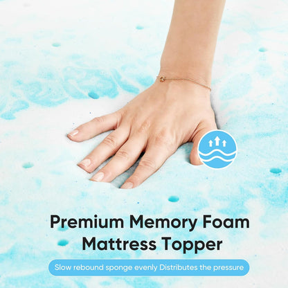 4 Inch Cooling Mattress Topper Queen encalife