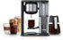 cup hot iced coffee maker with built-in milk frother