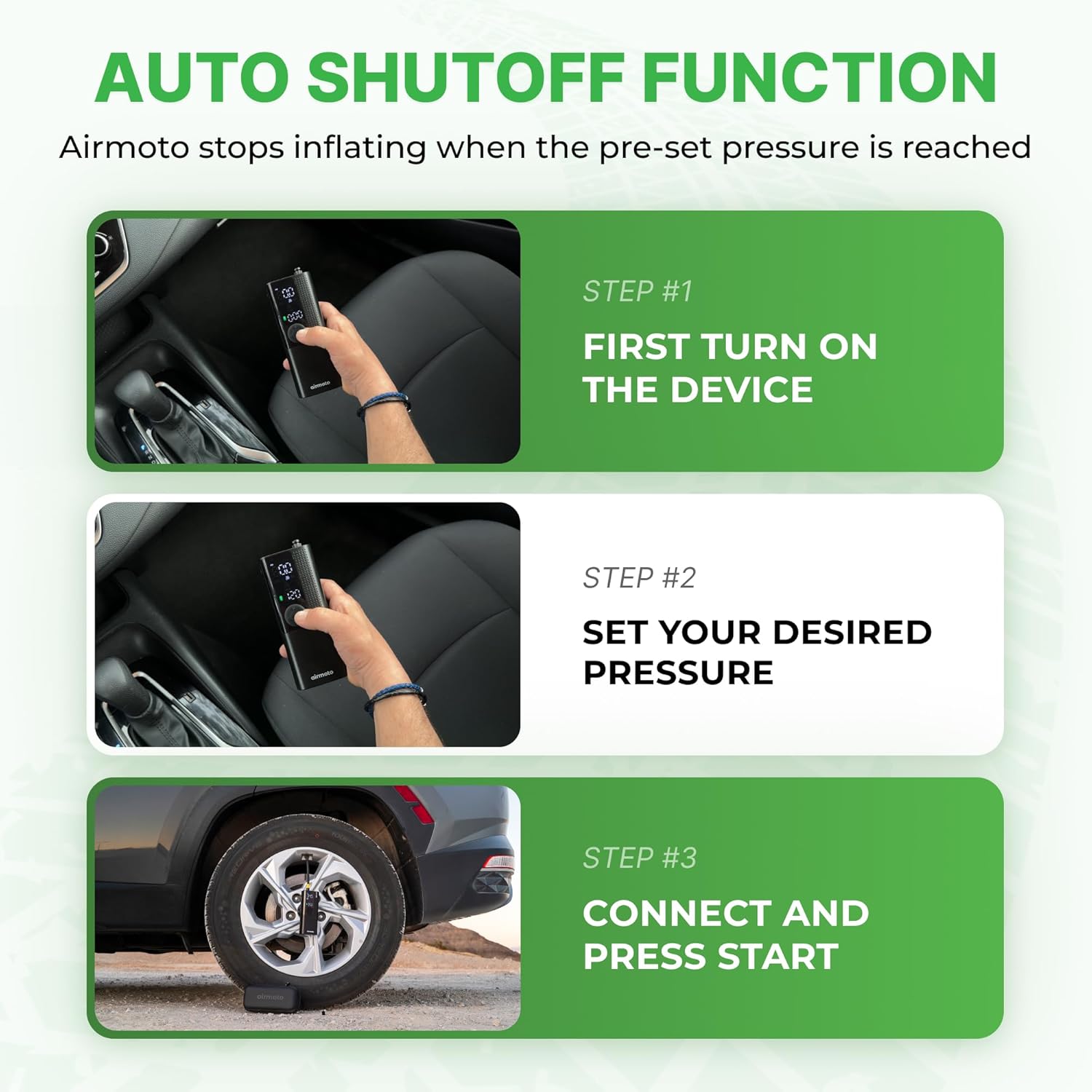 Cordless Tire Inflator For Fast Roadside Emergencies encalife