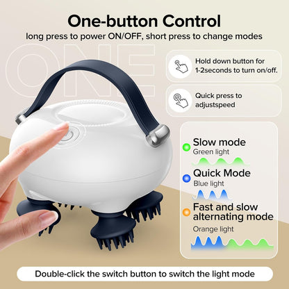 Electric Scalp Massager for Hair Growth Relaxation Comfort encalife