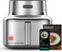 6.5-quart stainless steel smart ceramic air fryer for home cooking