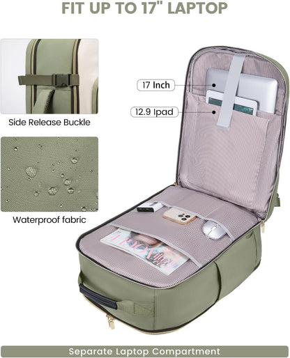 40L Airline Approved Travel Backpack encalife