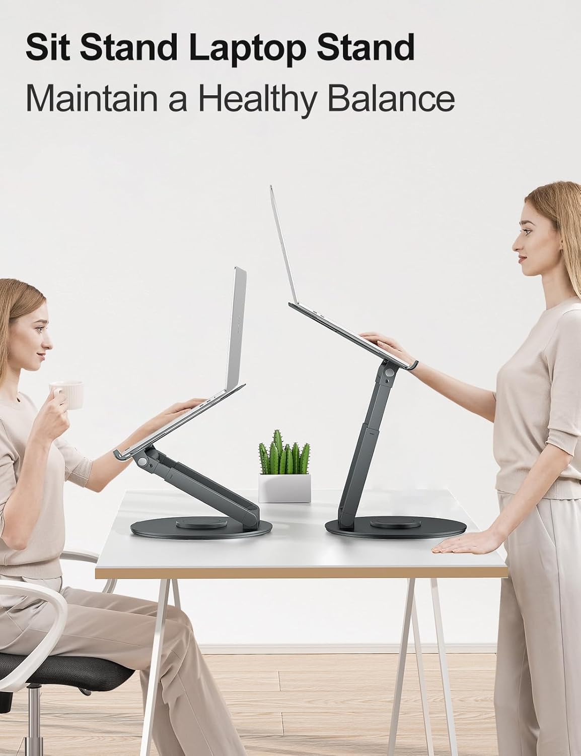 Standing Laptop Stand With Rotation encalife