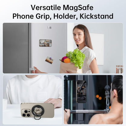 N55 Double Magnetic Phone Ring Grip Stand encalife