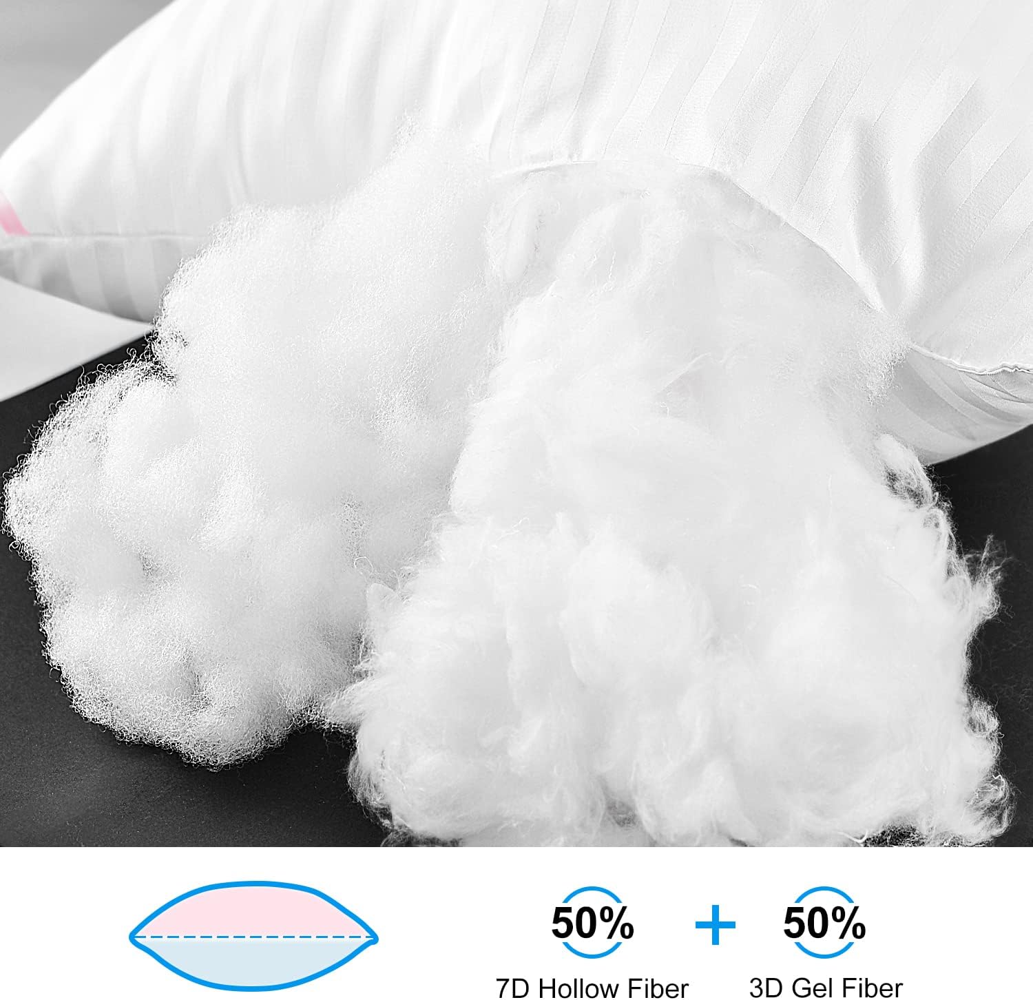 Bed Pillows Queen Set | Soft Support Hotel Quality Sleeping Pillows encalife