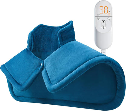 Weighted Heated Neck Shoulder Wrap for Comfort Relaxation encalife