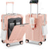 Aluminum Frame Carry On Luggage with USB Charging encalife