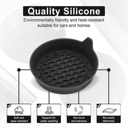 Car Cup Holder Coaster Silicone 4 Pack encalife