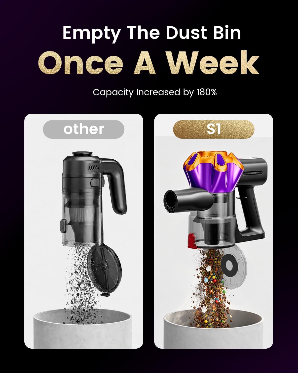 Powerful Cordless Vacuum For Pet Hair encalife