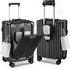 Aluminum Frame Carry On Luggage with USB Charging encalife