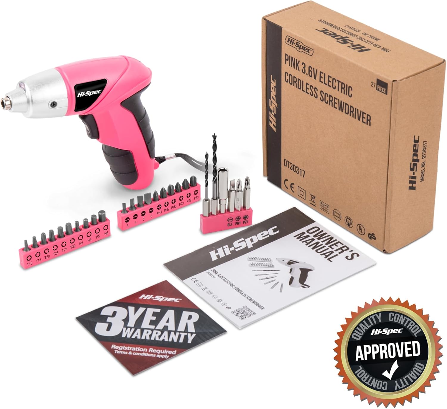 Electric Screwdriver Kit | Cordless Rechargeable Mini Power Tool encalife