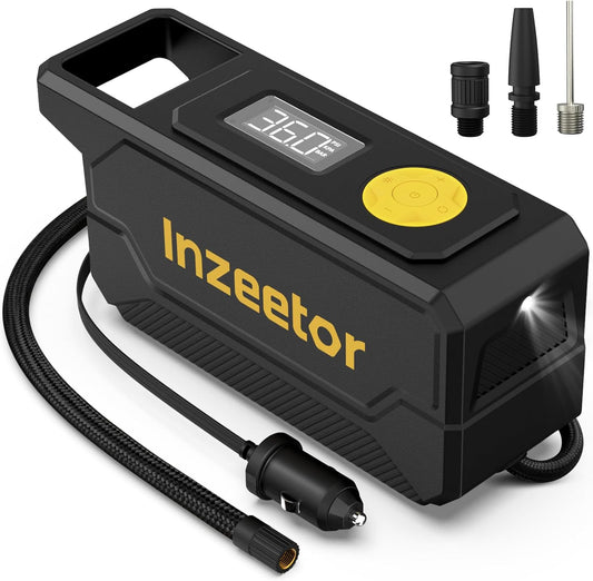 Digital Tire Inflator with auto shut-off gauge