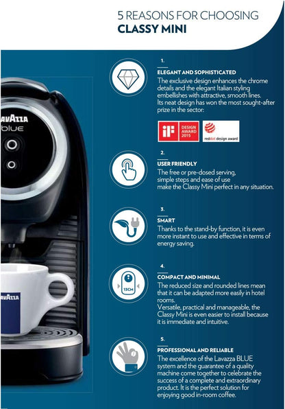 Compact Automatic Espresso Machine with Touch Controls encalife