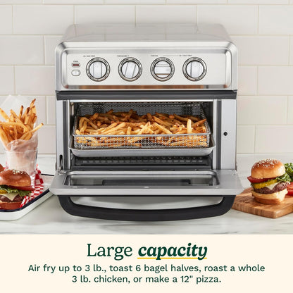8-in-1 Stainless Steel Air Fryer Toaster Oven encalife