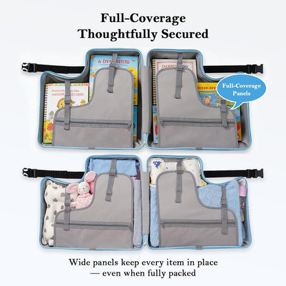 Kids Ride-On Suitcase with Spinner Wheels | Carry on Luggage encalife