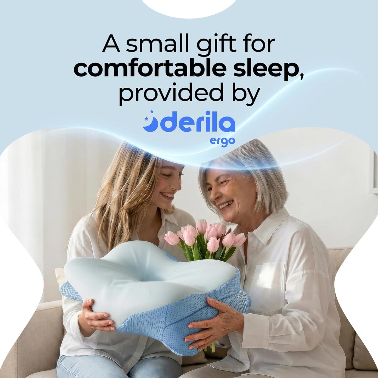 Cooling Memory Foam Pillow for Neck Support encalife
