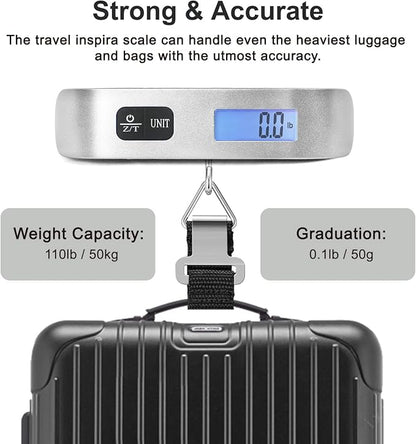 Portable Digital Luggage Scale With Backlit Display encalife