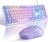 Gaming Keyboard Mouse Combo RGB Wired Set encalife