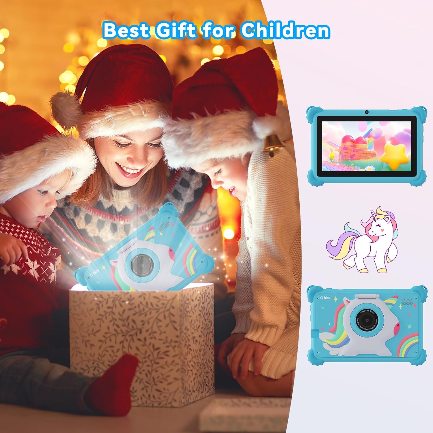 C Idea 7” Kids Tablet I Toddler Learning Tablet with Parental Controls encalife