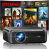 smart 4k bedroom projector for home cinema entertainment