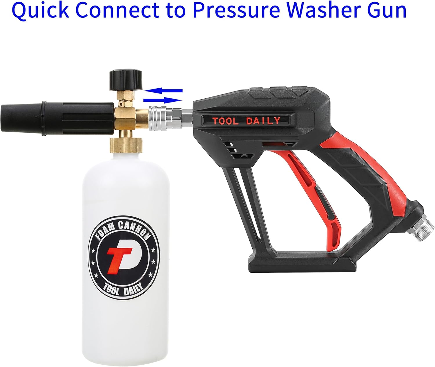 Pressure Washer Gun Foam Cannon Nozzle Kit encalife