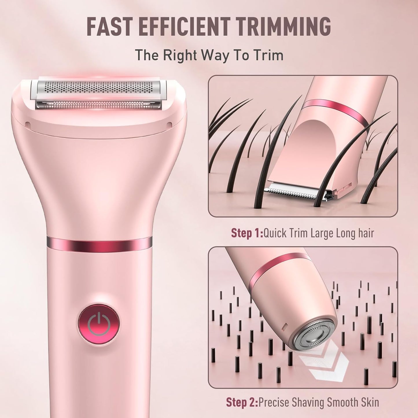 Waterproof Electric Razor Women Bikini Trimmer Set encalife
