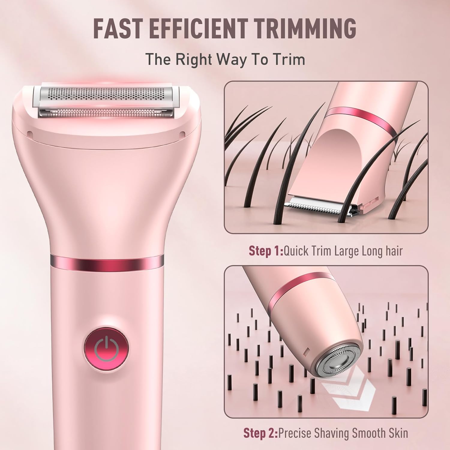 Waterproof Electric Razor Women Bikini Trimmer Set encalife